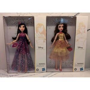 Disney Princess Style Series‎ Dolls Lot Of 2 Mulan And Belle NIB